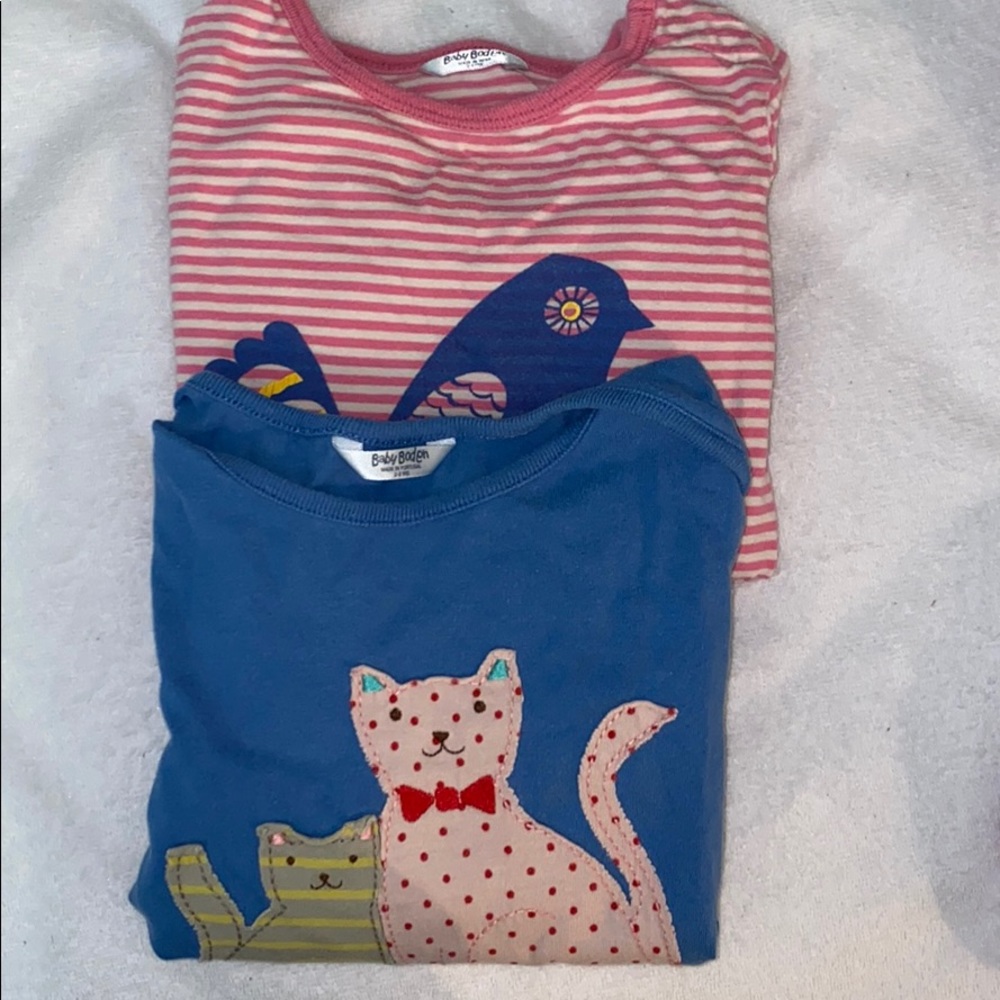 2 long sleeve girl shirts